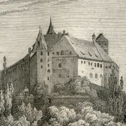 Ansicht der Burg zu Nürnberg