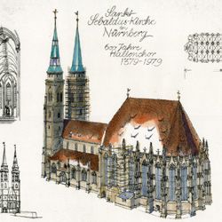 St. Sebalduskirche in Nürnberg, 600 Jahre Hallenchor 1379 - 1979