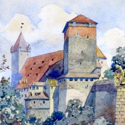 Nürnberger Fünfeckturm und Kaiserstallung